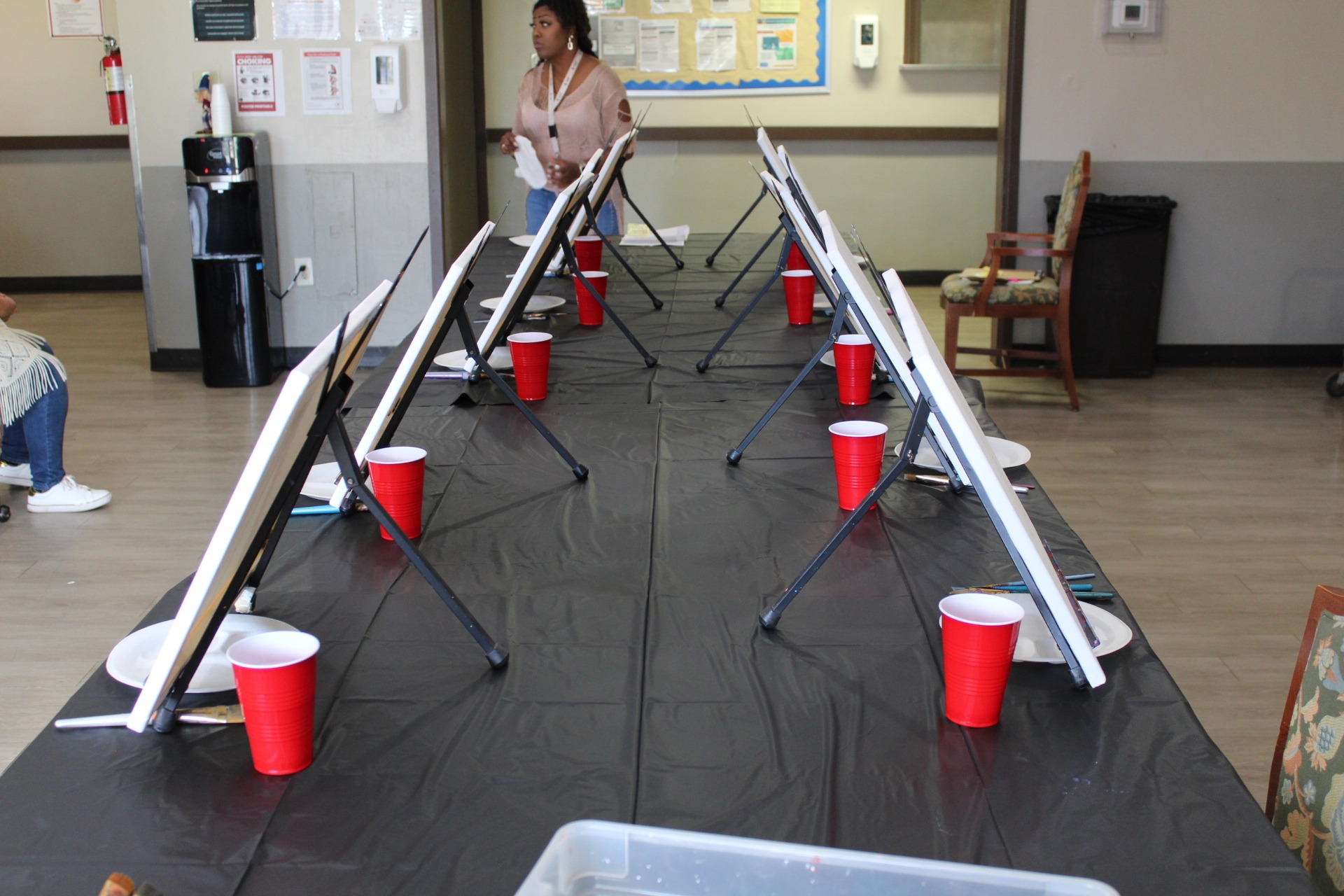 Paint Party Setup