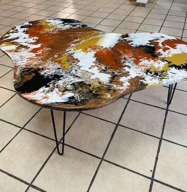 Custom Painted Table